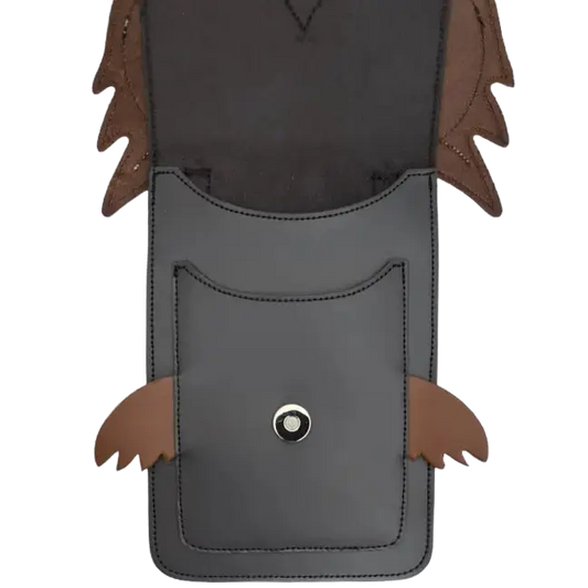 Leather Mobile Phone Pouch – Handmade Owl Design Accessory - petguardiansupplies petguardiansupplies Phone Case