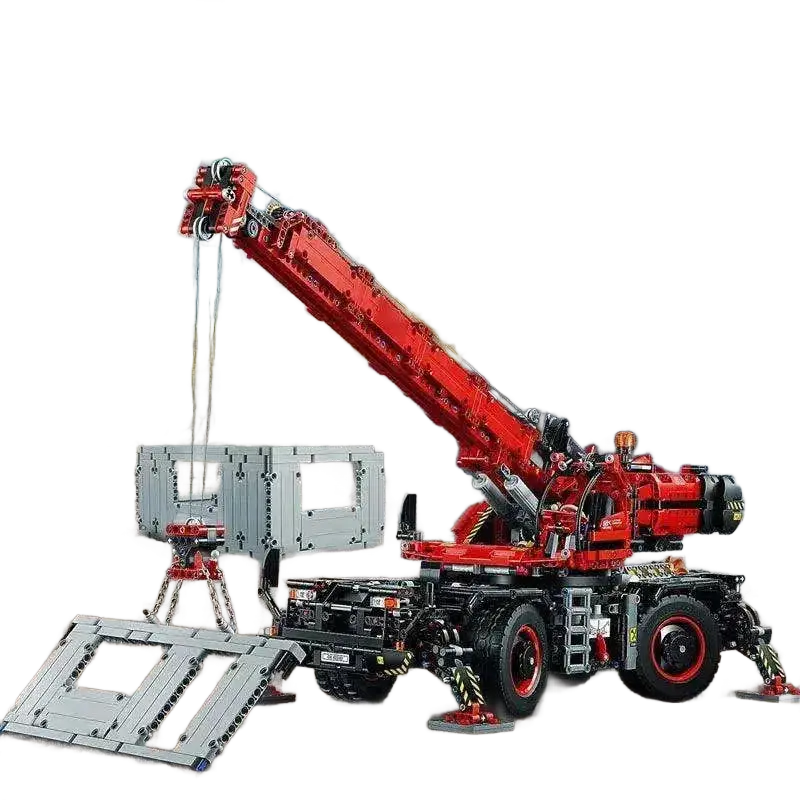 New MOC-33977 Rough Terrain Crane Building Block Toys 3714 Pcs.